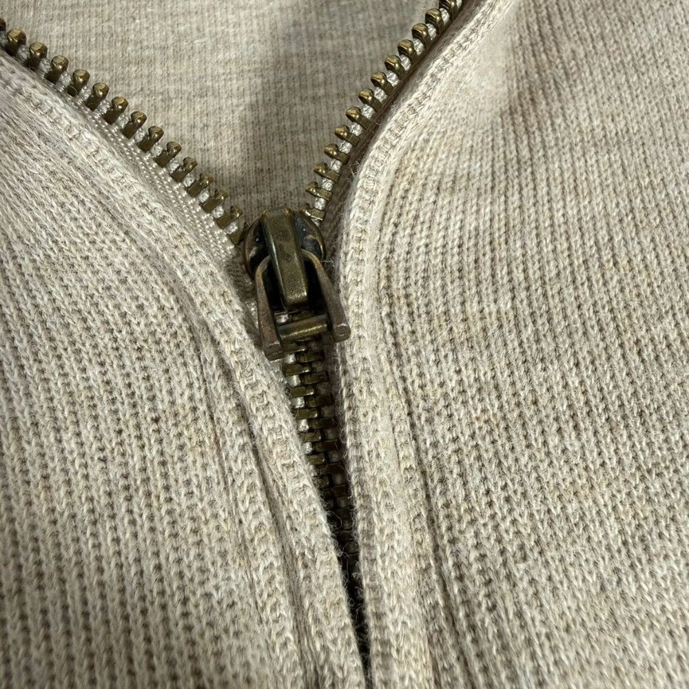 Vintage Polo Ralph Lauren 1/4 Zip knitted Cotton Sweater - Picture 7 of 9